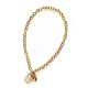 COLLANA A CATENA CON PENDENTI A CAMPANELLA E PAVÉ DI ZIRCONI - JN260200D253