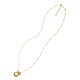 COLLANA LUNGA CHIAMA ANGELI CON CIONDOLO CUORE IN ZIRCONI - JN26148D006