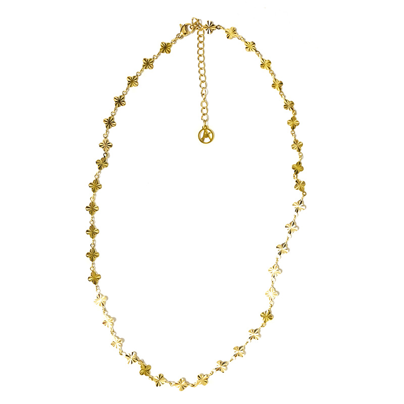 COLLANA QUADRIFOGLIO DIAMANTATO - JN2638D031