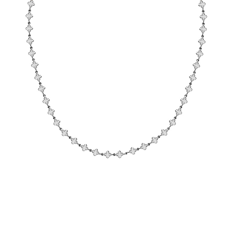 COLLANA QUADRIFOGLIO DIAMANTATO - JN2638D031