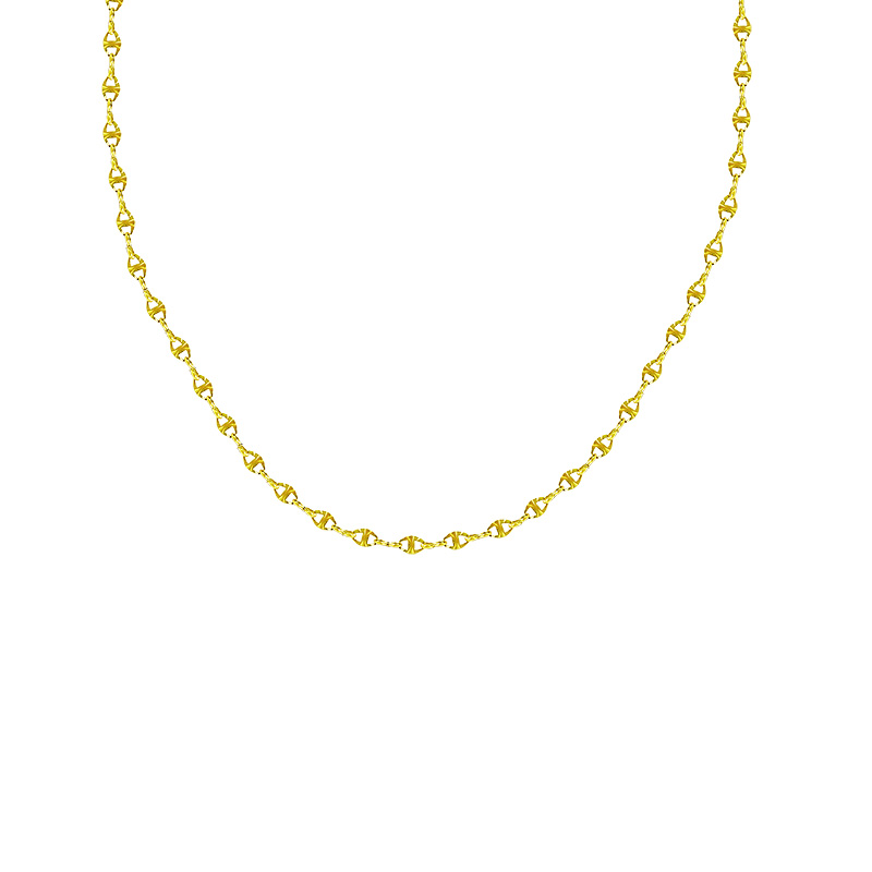 COLLANA MAGLIA MARINA DIAMANTATA - JN2644D030