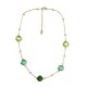 COLLANA CON CRISTALLI QUADRATI COLORATI - MDD2514N COLLANA CON CRISTALLI QUADRATI COLORATI - MDD2514N