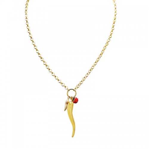 COLLANA PENDENTE PORTAFORTUNA - MDD2716N