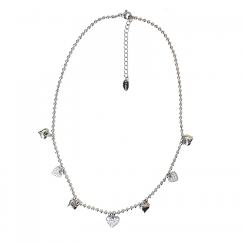 COLLANA SONAGLIO CON CHARMS CUORE - MDD2920N