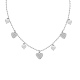 COLLANA SONAGLIO CON CHARMS CUORE - MDD2920N