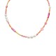 COLLANA CON PERLINE COLORATE E PERLE CON DETTAGLI A CUORE - MNK211211104H1