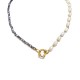 COLLANA DI PERLINE CON CHIUSURA FRONTALE - MNK211211112H20