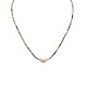 COLLANA CON PERLINE COLORATE E PERLA - MNK21121160G80