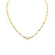 COLLANA CON PERLINE COLORATE GEOMETRICHE E PERLA - MNK21121176H12
