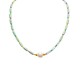 COLLANA CON PERLINE COLORATE GEOMETRICHE E PERLA - MNK21121176H12