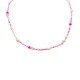 COLLANA CON PERLINE COLORATE E PERLE - MNK21121180H4