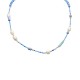 COLLANA CON PERLINE COLORATE E PERLE - MNK21121196G86