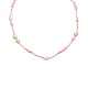 COLLANA CON PERLINE COLORATE E PERLE - MNK21121196G86