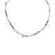 COLLANA CON PERLINE COLORATE E PERLE - MNK21121196H14