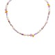 COLLANA CON PERLINE COLORATE E PERLE - MNK21121196H14