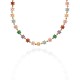 COLLANA GIROCOLLO CON FIORI DI ZIRCONI - MY252104C718