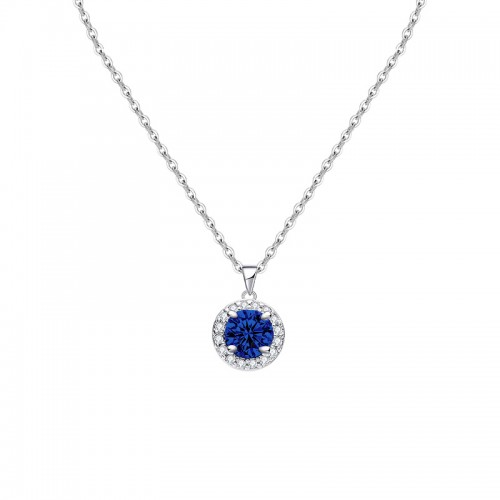 COLLANA CON PENDENTE ROTONDO IN ZIRCONE - MY25496B466