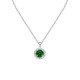 COLLANA CON PENDENTE ROTONDO IN ZIRCONE - MY25496B466