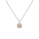 COLLANA CON PENDENTE QUADRATO IN ZIRCONE - MY25496B472