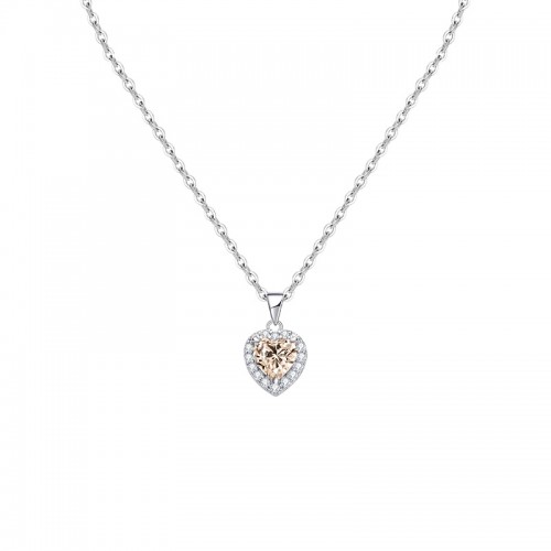 COLLANA CON PENDENTE CUORE IN ZIRCONE - MY25496B475