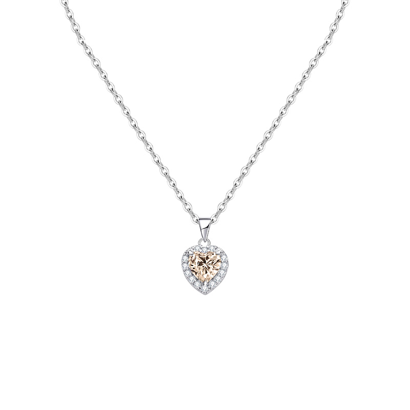 COLLANA CON PENDENTE CUORE IN ZIRCONE - MY25496B475