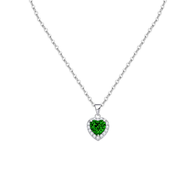 COLLANA CON PENDENTE CUORE IN ZIRCONE - MY25496B475