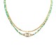 COLLANA A DOPPIO FILO CON PERLINE E CIONDOLO MANETTA - NK21124120E51 COLLANA A DOPPIO FILO CON PERLINE E CIONDOLO MANETTA - NK21124120E51