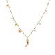 COLLANA PORTAFORTUNA CON CHARMS PIETRE E CORNO - NK21124128E61 COLLANA PORTAFORTUNA CON CHARMS PIETRE E CORNO - NK21124128E61