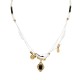 COLLANA A CORDINO CON CRISTALLI E PIETRE - NK21124136E95