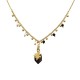 COLLANA CON CHARMS STELLA POLARE E PIETRA FORMA SCUDO - NK21124144E86