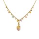 COLLANA CON CHARMS STELLA POLARE E PIETRA FORMA SCUDO - NK21124144E86