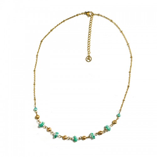 COLLANA CON PERLINE DI CRISTALLI - NK2112496F98