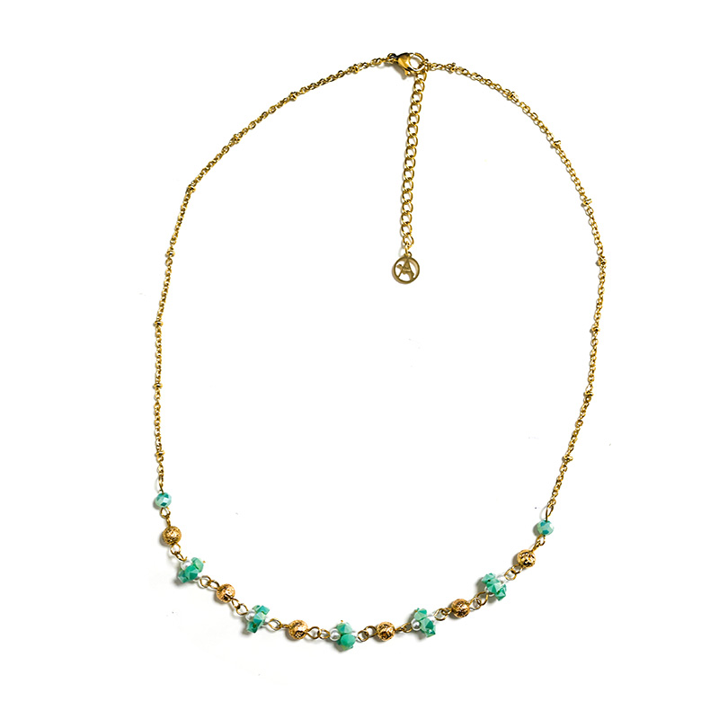COLLANA CON PERLINE DI CRISTALLI - NK2112496F98