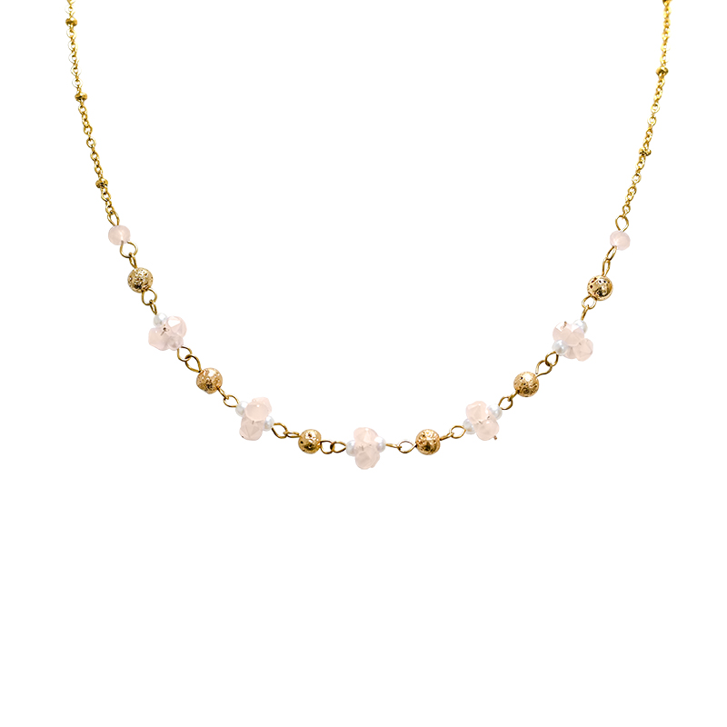 COLLANA CON PERLINE DI CRISTALLI - NK2112496F98