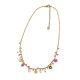 COLLANA CATENA CON SFERE E CHARMS - NK222211344A33