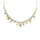 COLLANA CATENA CON SFERE E CHARMS - NK222211344A33