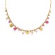 COLLANA CATENA CON SFERE E CHARMS - NK222211344A33