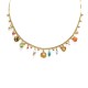 COLLANA CATENA CON SFERE E CHARMS - NK222211344A33