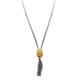 COLLANA LUNGA MULTIFILO IN CORDA CON NODO A NIDO E FRANGE - NY251424C564