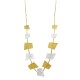 COLLANA LUNGA CON LAMINE GEOMETRICHE E DETTAGLI TUBOLARI - NY251904C566