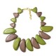 COLLANA GEOMETRICA CHUNKY IN LEGNO - NY251984C556