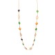 COLLANA LUNGA A CATENA CON RESINA MULTICOLORE - S11222-1A