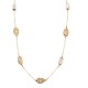 COLLANA LUNGA CON PIETRE NATURALI - S12560-A