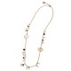 COLLANA LUNGA CON PERLE E PIETRE - S15778A COLLANA LUNGA CON PERLE E PIETRE - S15778A