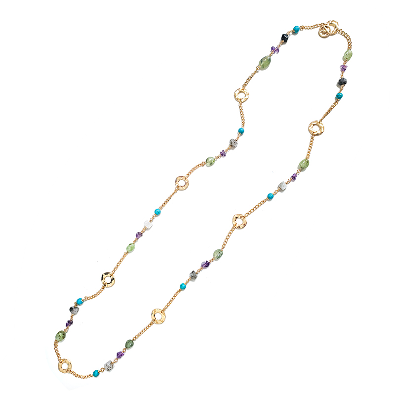 COLLANA LUNGA CON PIETRE - S15884A