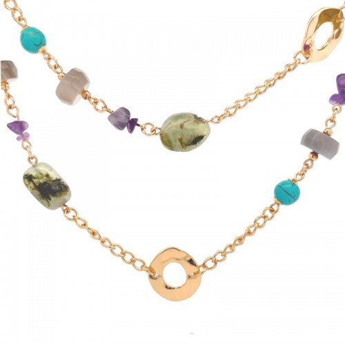 COLLANA LUNGA CON PIETRE - S15884A