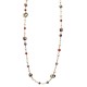 COLLANA LUNGA DI PERLE E PIETRE CON PALLINE STELLA - S160002A