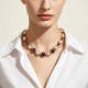 COLLANA CON PERLE E PIETRE ROTONDE - S16292-1A/2A