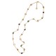 COLLANA LUNGA CON ELEMENTI GEOMETRICI E VETRO COLORATO - S16359A