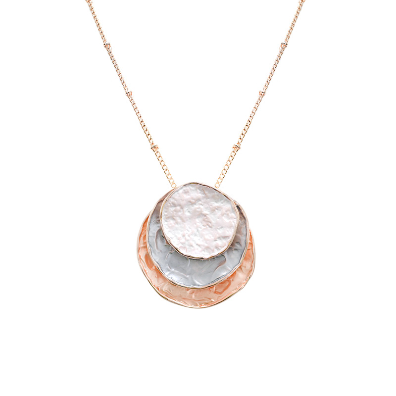 COLLANA CON CIONDOLO TONDO SMALTATO - SW1882736B87